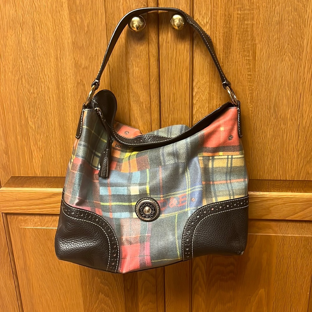 DOONEY & BOURKE plaid ladybugs shoulder bag satchel
